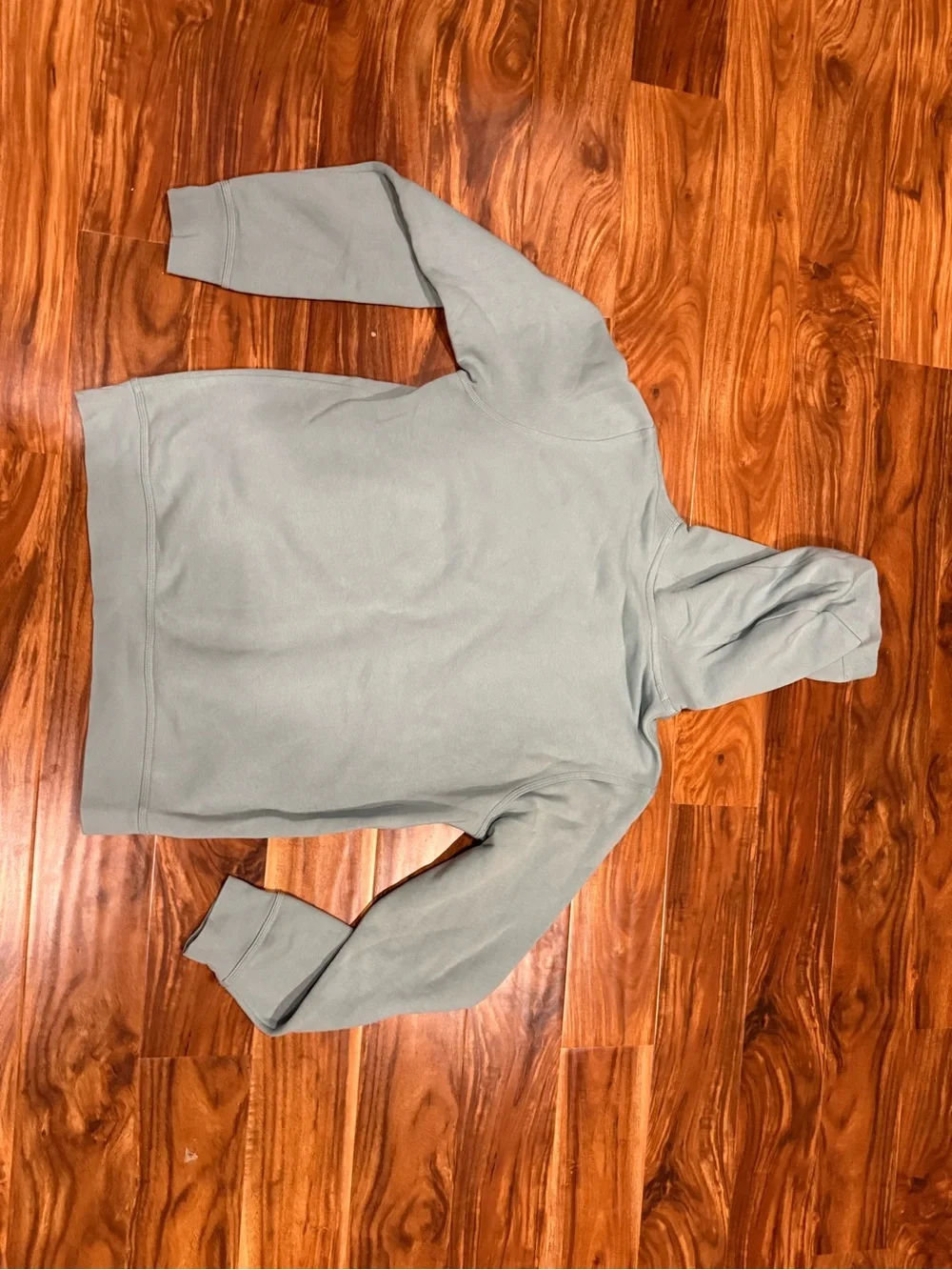 Nike Sage Green Crewneck Hoodie with Small Swoosh